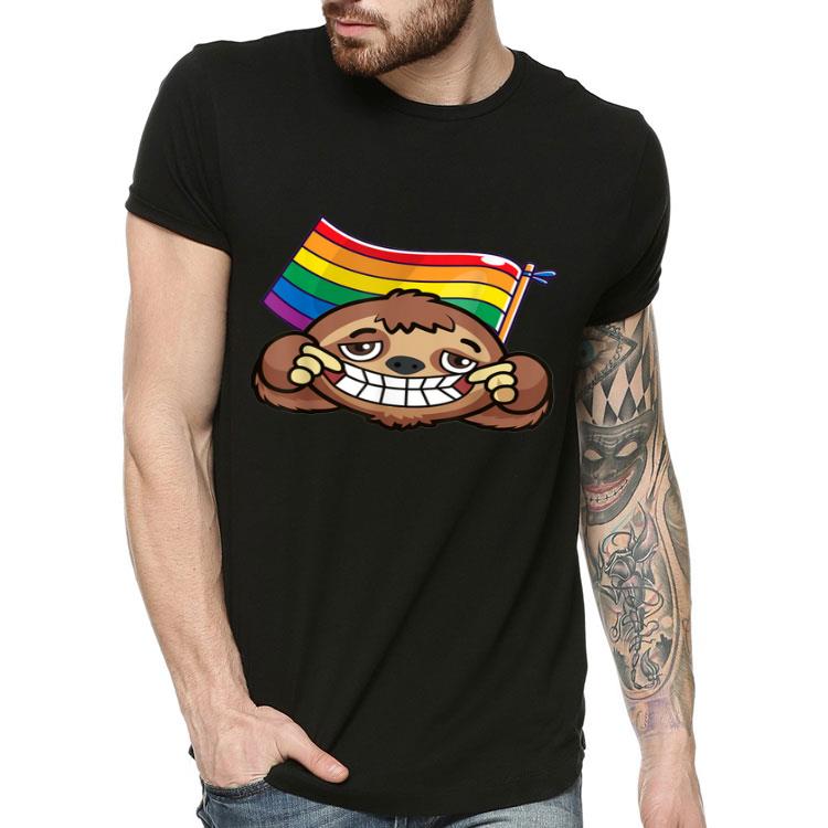 LGBT Flag T Sloth Gay Lesbian Resist Men Women Gift Shirt LGBT Flag T Sloth Gay Lesbian Resist Men Women Gift Shirt 4 - LGBT Flag T Sloth Gay Lesbian Resist Men Women Gift Shirt