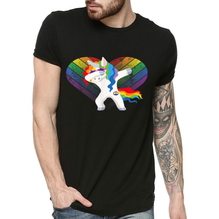 LGBT Gay Dabbing Unicorn Lesbian Pride Month Human Rainbow Shirt LGBT Gay Dabbing Unicorn Lesbian Pride Month Human Rainbow Shirt 4 - LGBT Gay Dabbing Unicorn Lesbian Pride Month Human Rainbow Shirt