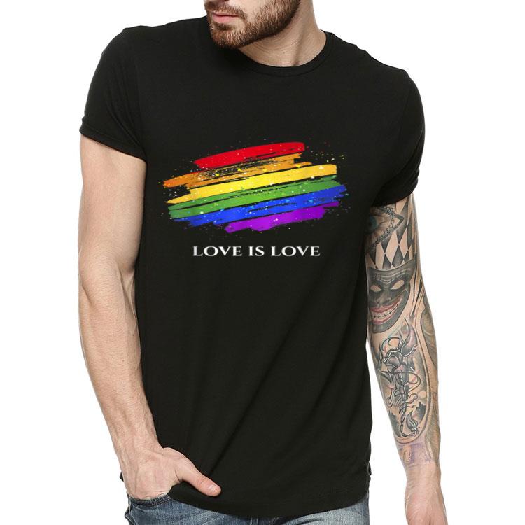 LGBT Gay Lesbian Pride Flag Love Is Love Shirt 4 - LGBT Gay Lesbian Pride Flag Love Is Love Shirt