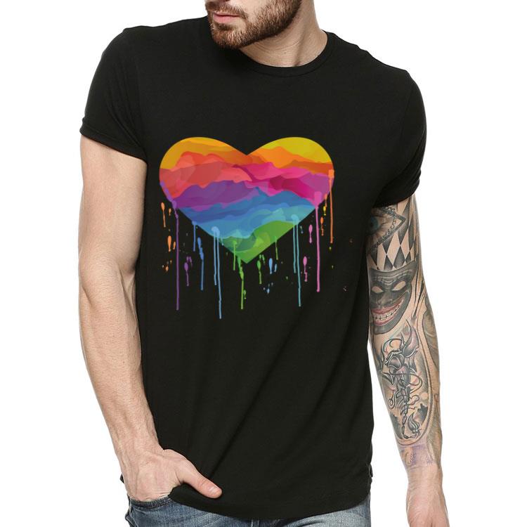 LGBT Gay Lesbian Pride Heart Flag Shirt LGBT Gay Lesbian Pride Heart Flag Shirt 4 - LGBT Gay Lesbian Pride Heart Flag Shirt