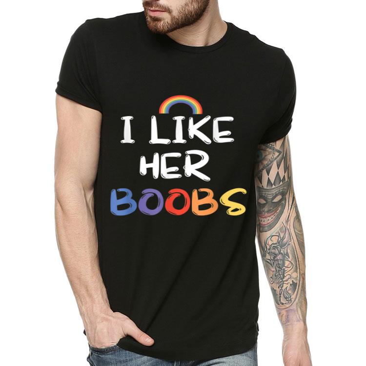 LGBT Lesbian Matching Couples Compliment I Like Her Boobs Shirt LGBT Lesbian Matching Couples Compliment I Like Her Boobs Shirt 4 - LGBT Lesbian Matching Couples Compliment I Like Her Boobs Shirt