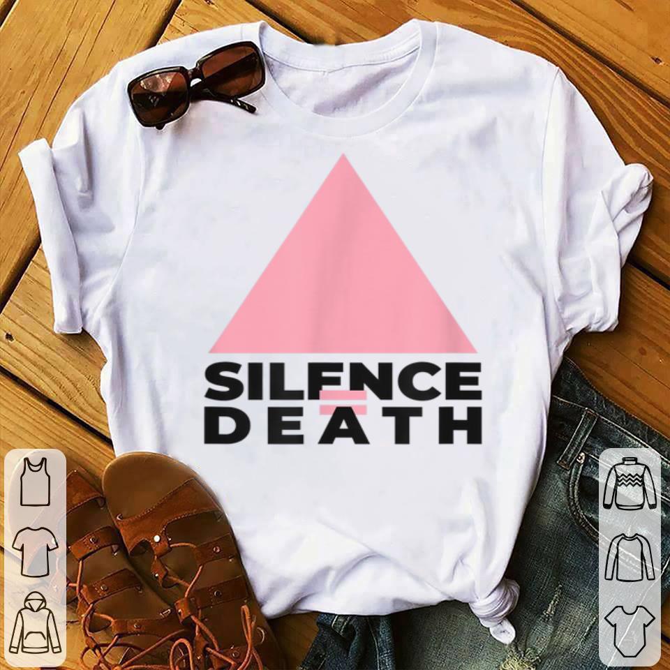 LGBT Women Men Lesbian Pride March Gift Silence Death Shirt