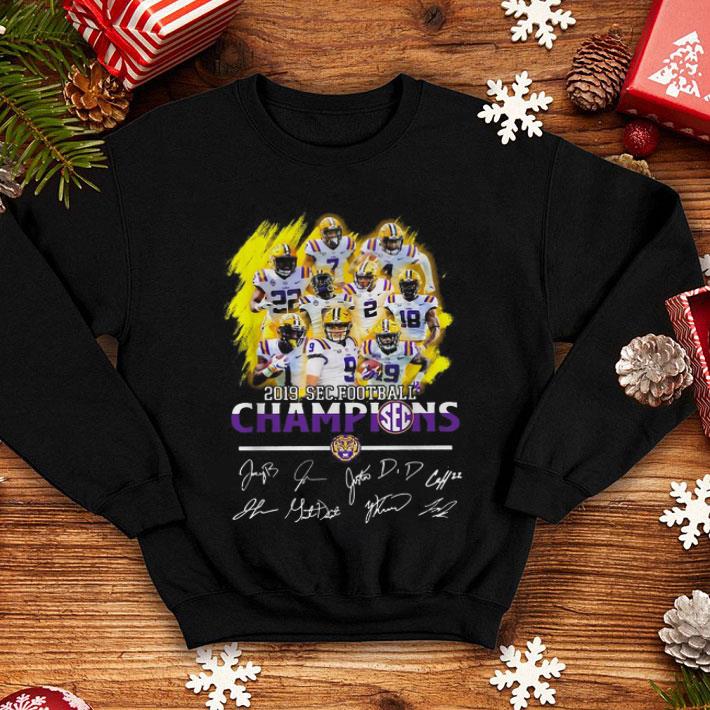 LSU Tigers 2019 Sec Football Champions Signature shirt