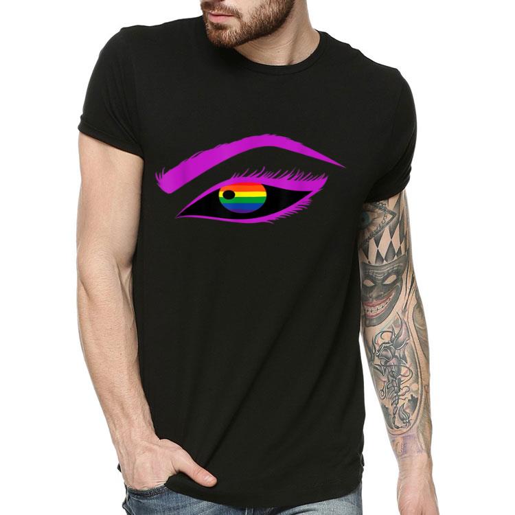 Lesbian Gay Homosexual LGBT Love Rainbow Eyes Supporter Shirt Lesbian Gay Homosexual LGBT Love Rainbow Eyes Supporter Shirt 4 - Lesbian Gay Homosexual LGBT Love Rainbow Eyes Supporter Shirt