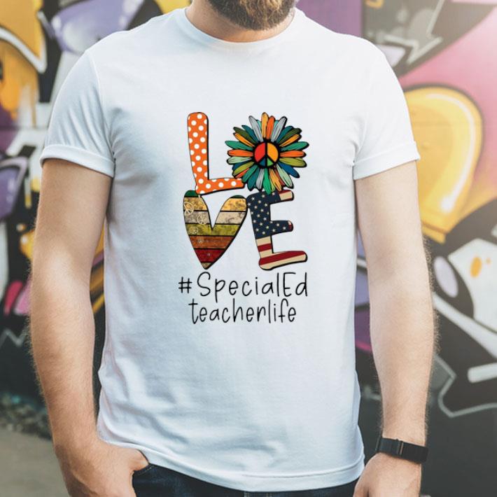 Love Hippie Sunflower American Flag Special ED Teacher Life shirt Love Hippie Sunflower American Flag Special ED Teacher Life shirt 4 - Love Hippie Sunflower American Flag Special ED Teacher Life shirt