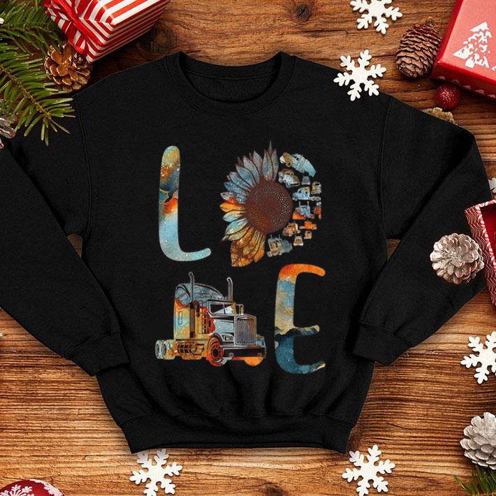 Love Sunflower Trucker shirt