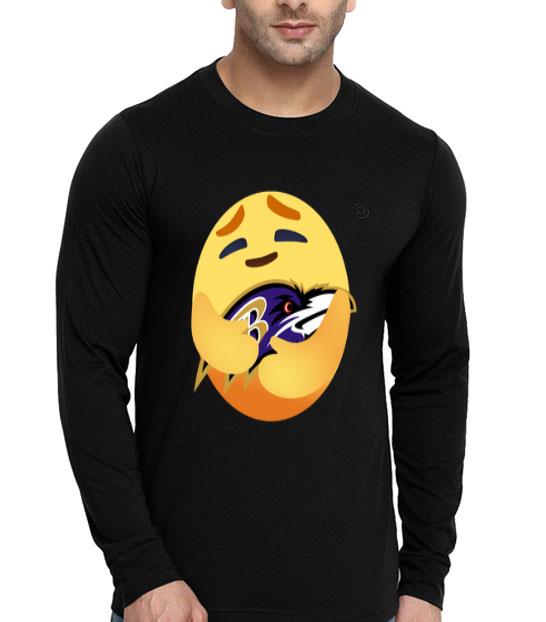 Love The Baltimore Ravens Love Hug Care Emoji NFL Shirt 10 Love The Baltimore Ravens Love Hug Care Emoji NFL Shirt
