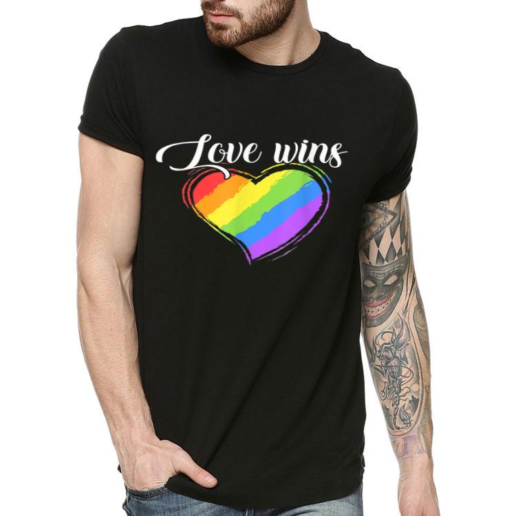 Love Wins Gay Pride LGBT Lesbian Rainbow Gift Shirt Love Wins Gay Pride LGBT Lesbian Rainbow Gift Shirt 4 - Love Wins Gay Pride LGBT Lesbian Rainbow Gift Shirt