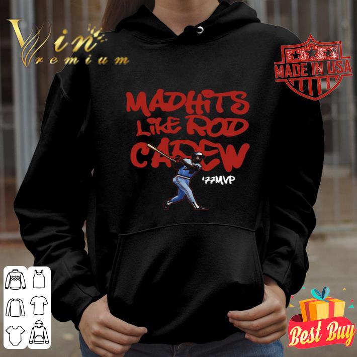 Mad Hits Like Rod Carew 77 MVP shirt