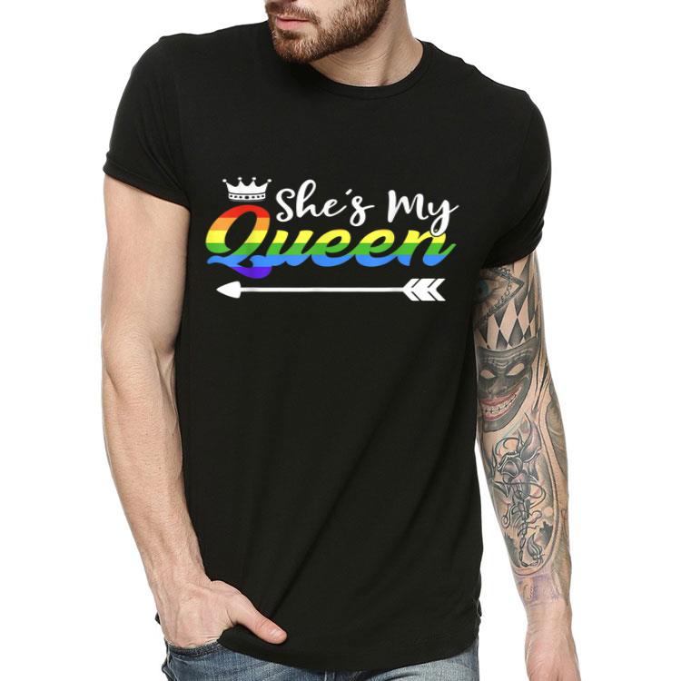 Matching Lesbian Couple Gift Her Queen Girlfriend LGBT Pride Shirt 4 - Matching Lesbian Couple Gift Her Queen Girlfriend LGBT Pride Shirt