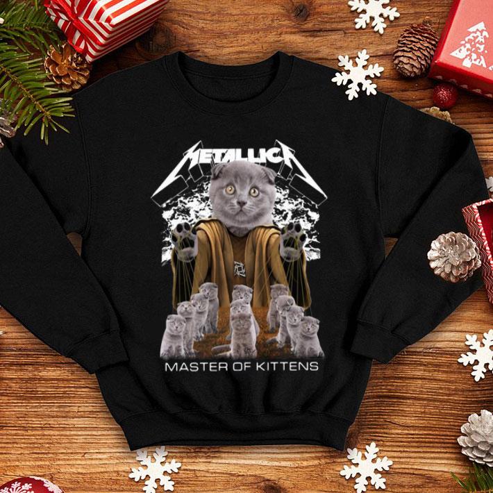 Metallica British Shorthair Cats Master Of Kittens Cat Lovers shirt