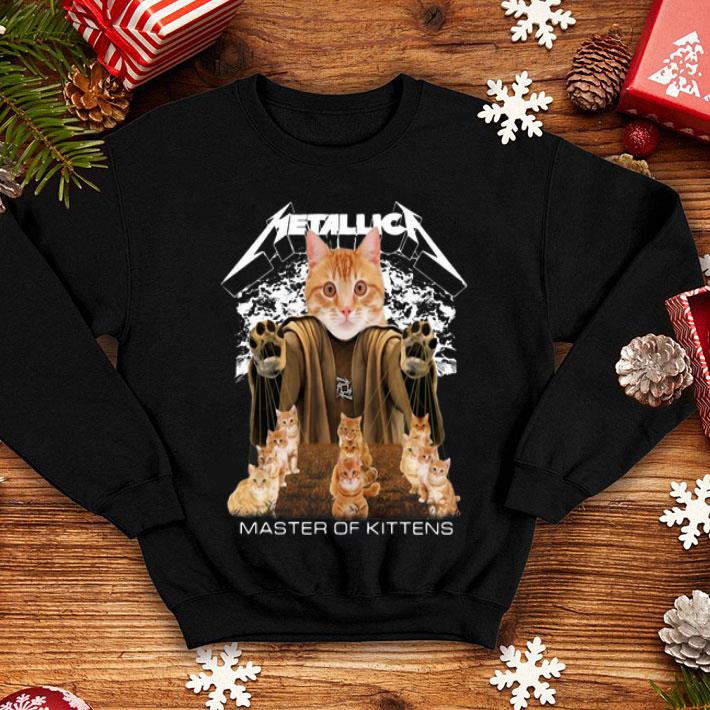 Metallica Golden Cats Master Of Kittens Cat Lovers shirt