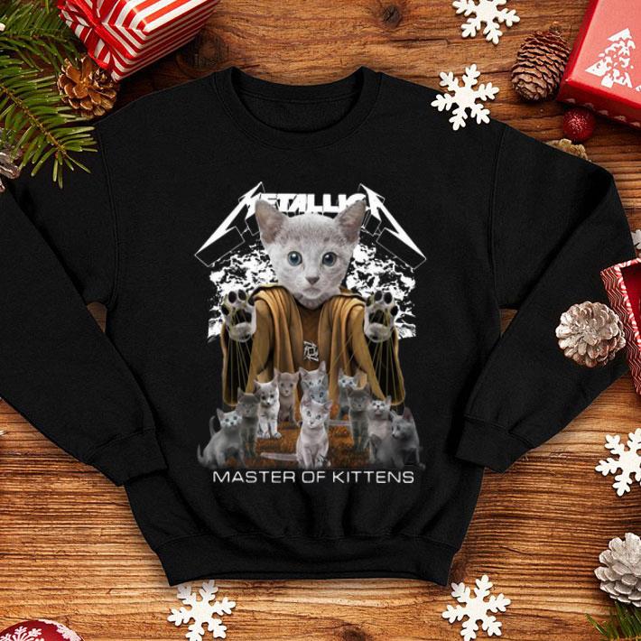 Metallica Russian Blue Master Of Kittens Cat Lovers shirt
