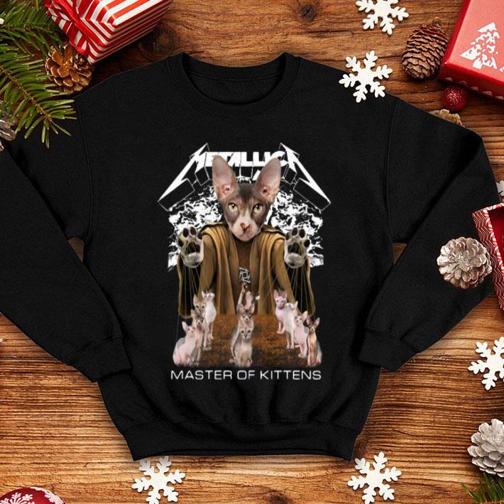 Metallica Sphynx Cats Master Of Kittens Cat Lovers shirt