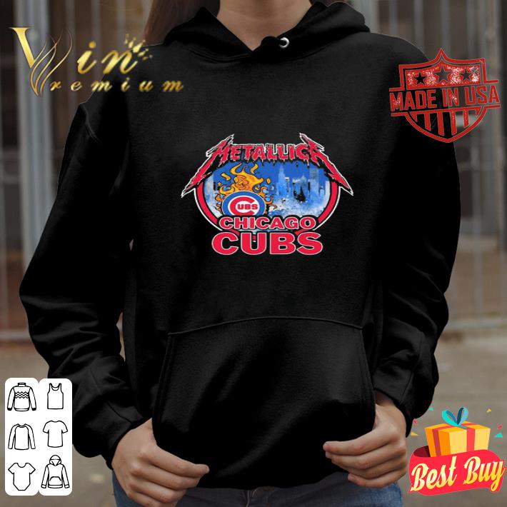 Metallica mashup Chicago Cubs Logo shirt 4 - Metallica mashup Chicago Cubs Logo shirt