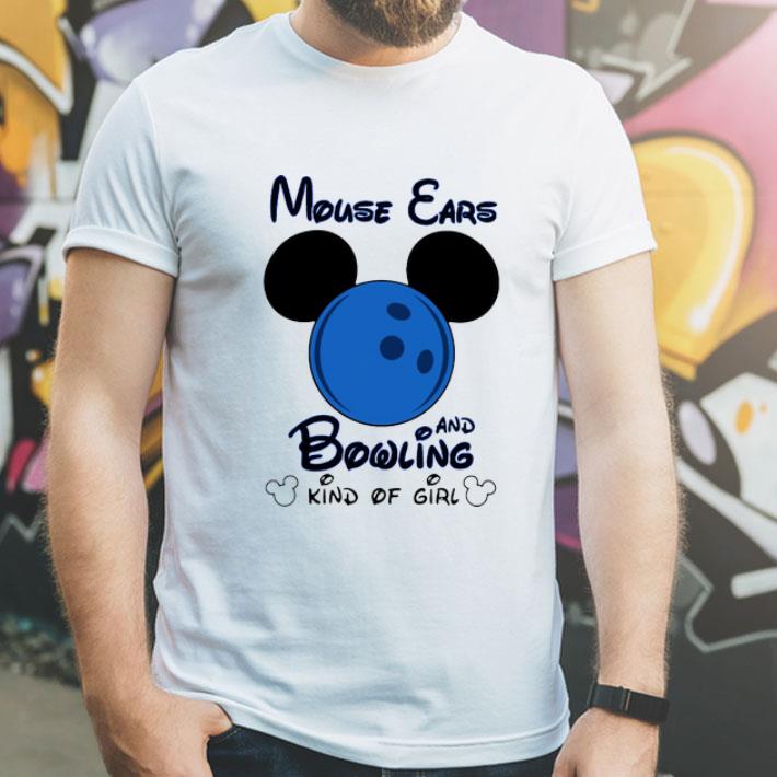 Mickey Mouse Cars And Bowling Kind Of Girl shirt