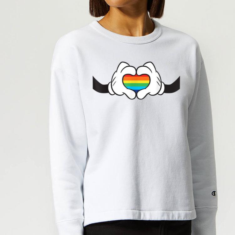 Mickey Mouse Rainbow Hands Shirt 4 - Mickey Mouse Rainbow Hands Shirt