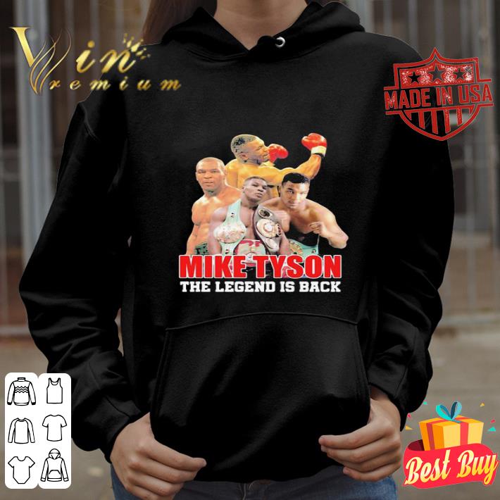 Mike Tyson I'm back The Legend Is Back shirt
