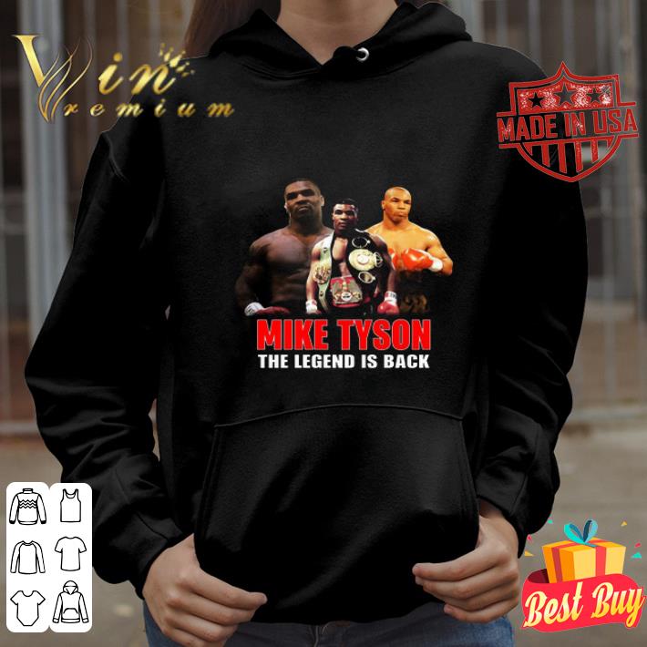Mike Tyson comeback the legend is back 2020 shirt
