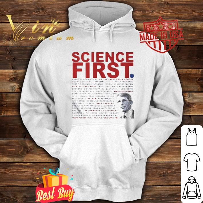 Milford Science First I’m With Dr Anthony Fauci shirt