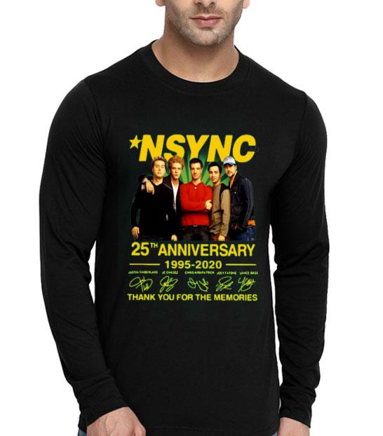 NSYNC 25th Anniversary 1995 2020 Thank You For The Memories Shirt 4 - NSYNC 25th Anniversary 1995 2020 Thank You For The Memories Shirt
