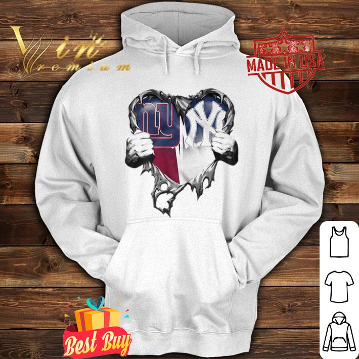 New York Giants and New York Yankees inside me shirt