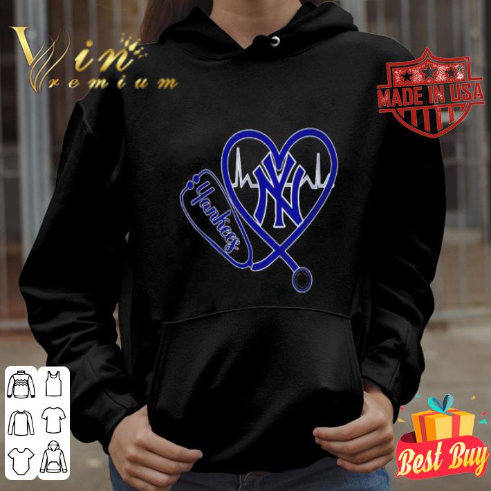 New York Yankees Nurse Heartbeat Stethoscope shirt New York Yankees Nurse Heartbeat Stethoscope shirt 4 - New York Yankees Nurse Heartbeat Stethoscope shirt