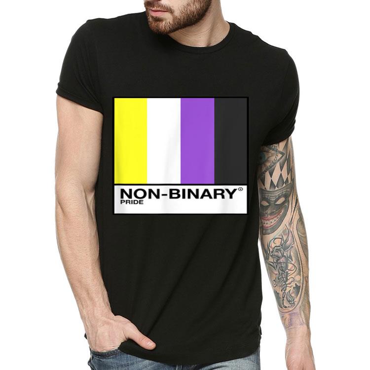 Non-Binary Pride Flag Color Swatch Shirt Non Binary Pride Flag Color Swatch Shirt 4 - Non-Binary Pride Flag Color Swatch Shirt