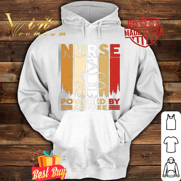 Nurse powered by coffee vintage shirt