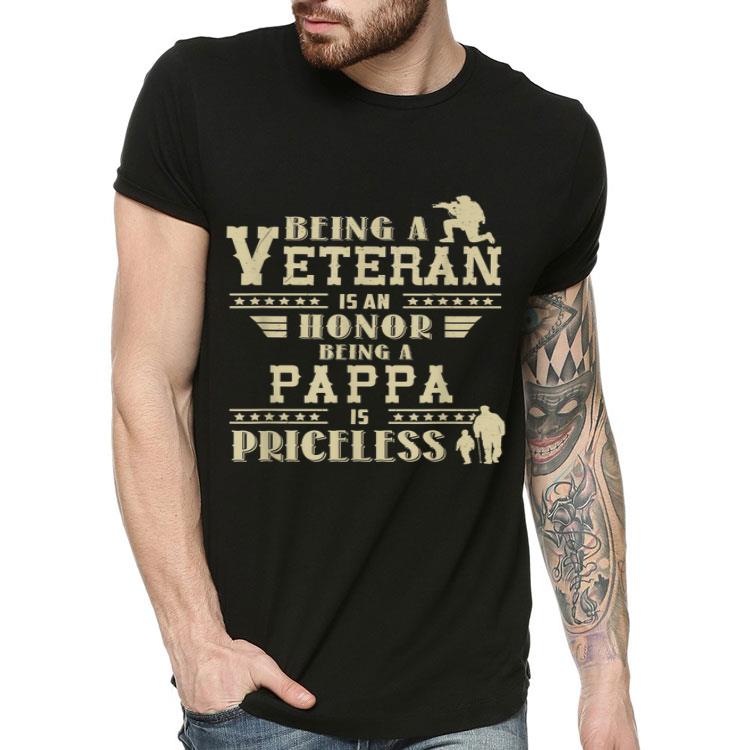 Papa Veteran Is Honor Pappa Is Priceless Father s Day Shirt 4 - Papa Veteran Is Honor Pappa Is Priceless Father's Day Shirt