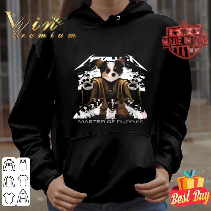 Papillon dog Metallic Master Of Puppies shirt 4 1 - Papillon dog Metallic Master Of Puppies shirt