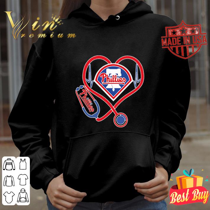 Philadelphia Phillies Nurse Heartbeat Stethoscope shirt