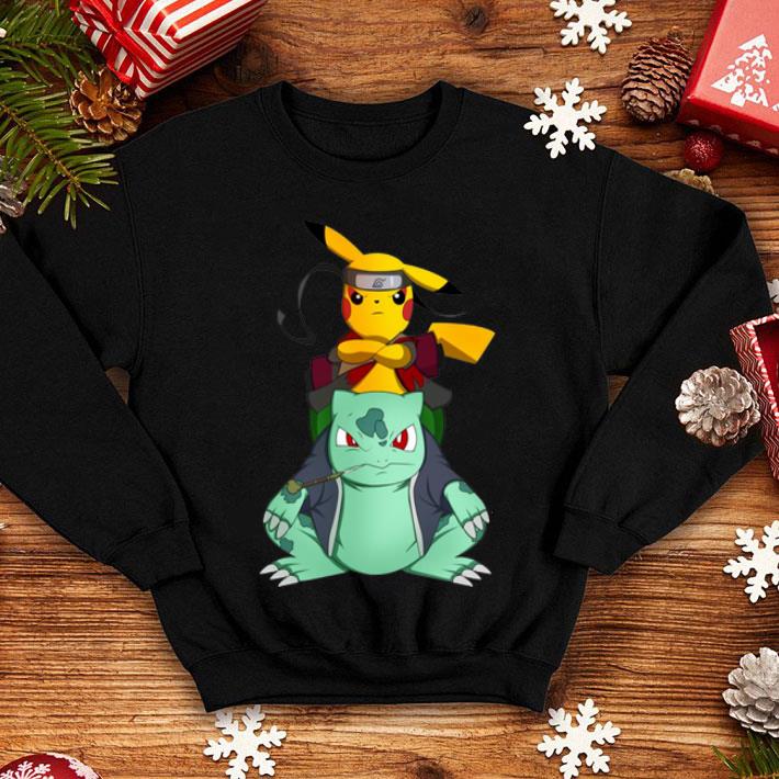 Pikachu Naruto Parody Bulbasaur Pokemon shirt 4 - Pikachu Naruto Parody Bulbasaur Pokemon shirt