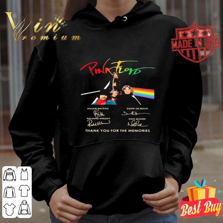 Pink Floyd Band Signatures Thank You For The Memories shirt