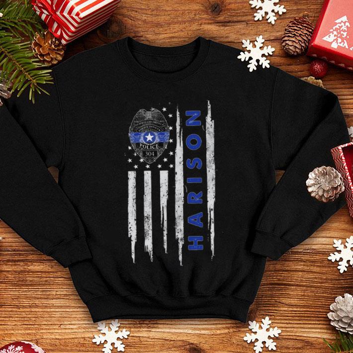 Police Officer 304 Harrison American Flag shirt 12 Police Officer 304 Harrison American Flag shirt