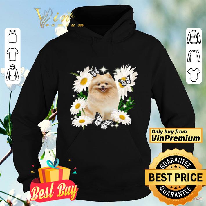 Pomeranian Daisy flower Classic shirt 4 1 - Pomeranian Daisy flower Classic shirt