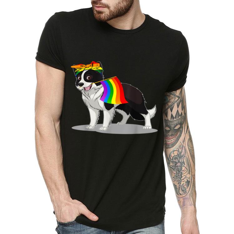 Pride LGBT Flag Gay Be Lesbian Border Collie Lover Gifts Shirt 4 - Pride LGBT Flag Gay Be Lesbian Border Collie Lover Gifts Shirt