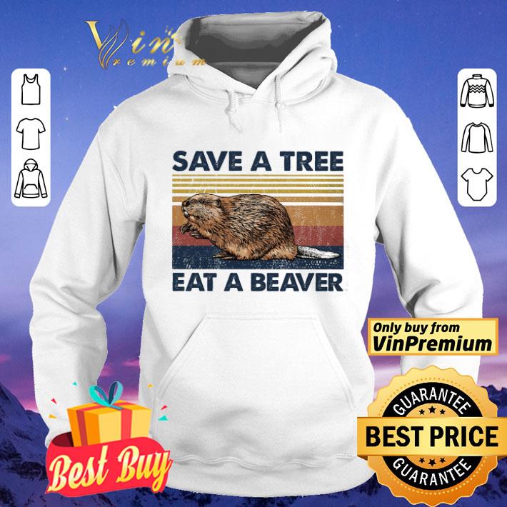 Punxsutawney Phil Save A Tree Eat A Beaver Vintage shirt