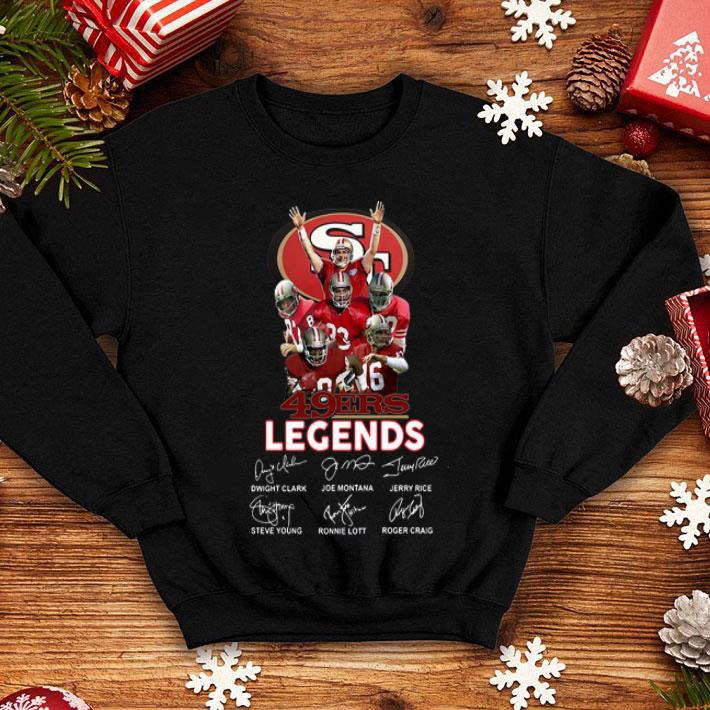 San Francisco 49ers Legends Signatures shirt
