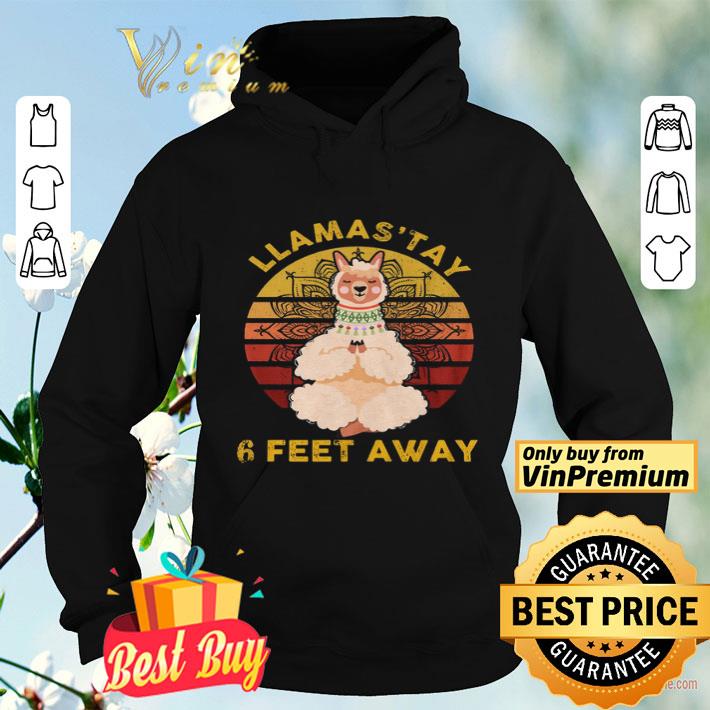 Sheep Yoga Llamastay 6 Feet Away Vintage shirt 4 - Sheep Yoga Llamastay 6 Feet Away Vintage shirt