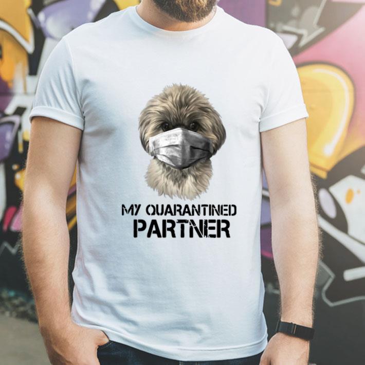 Shih Tzu Face Mask My Quarantined Partner Covid-19 shirt 12 Shih Tzu Face Mask My Quarantined Partner Covid-19 shirt