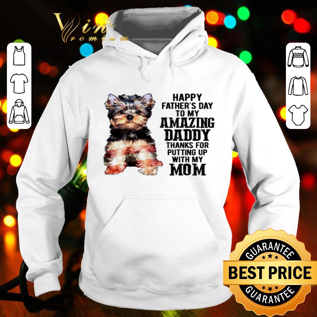 Shih Tzu Happy father’s day to my amazing daddy mom shirt