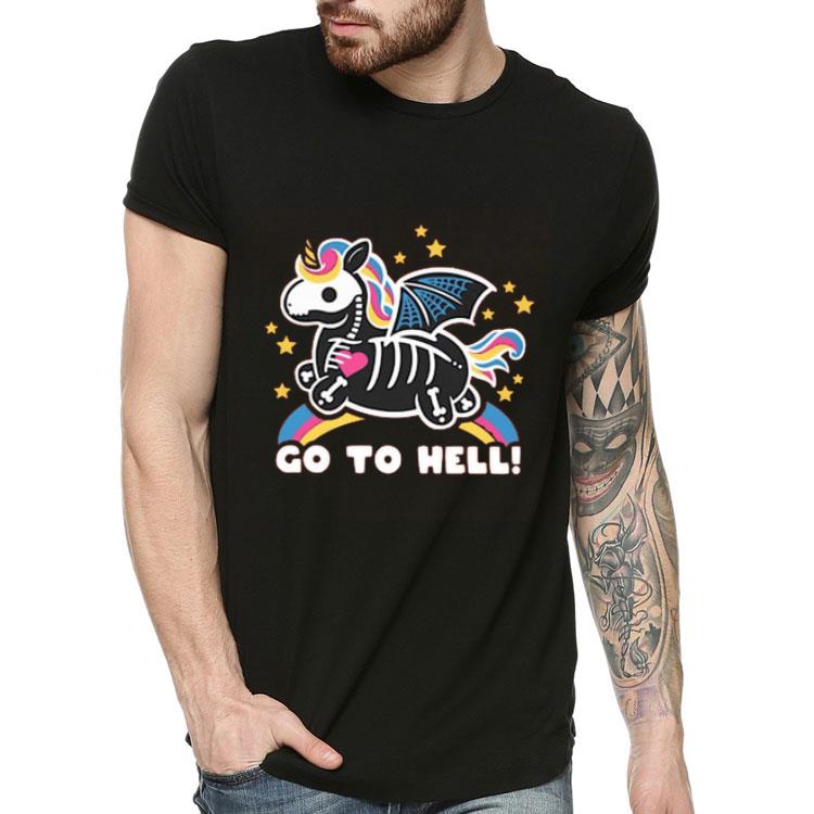 Skeleton Unicorn Go to Hell Shirt 10 Skeleton Unicorn Go to Hell Shirt