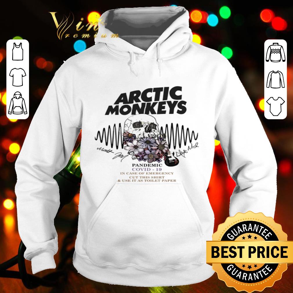 Skull Arctic Monkeys Pandemic Covid 19 In Case Of Emergency shirt