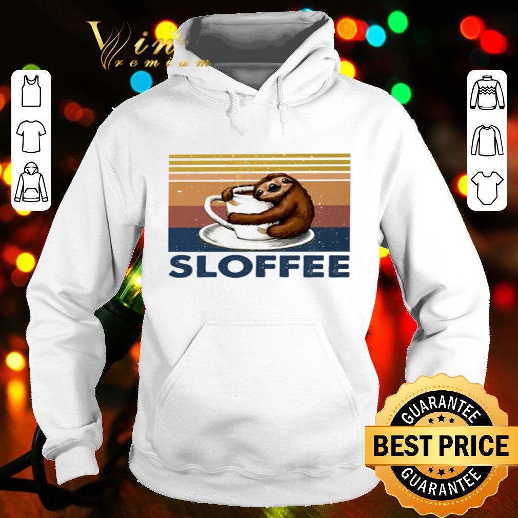 Sloth hug coffee sloffee vintage shirt
