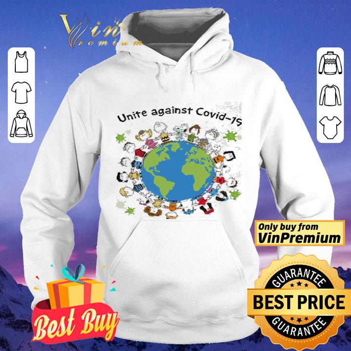 Snoopy Peanuts And Charlie Brown Mask Unite Against Covid 19 On The Earth shirt