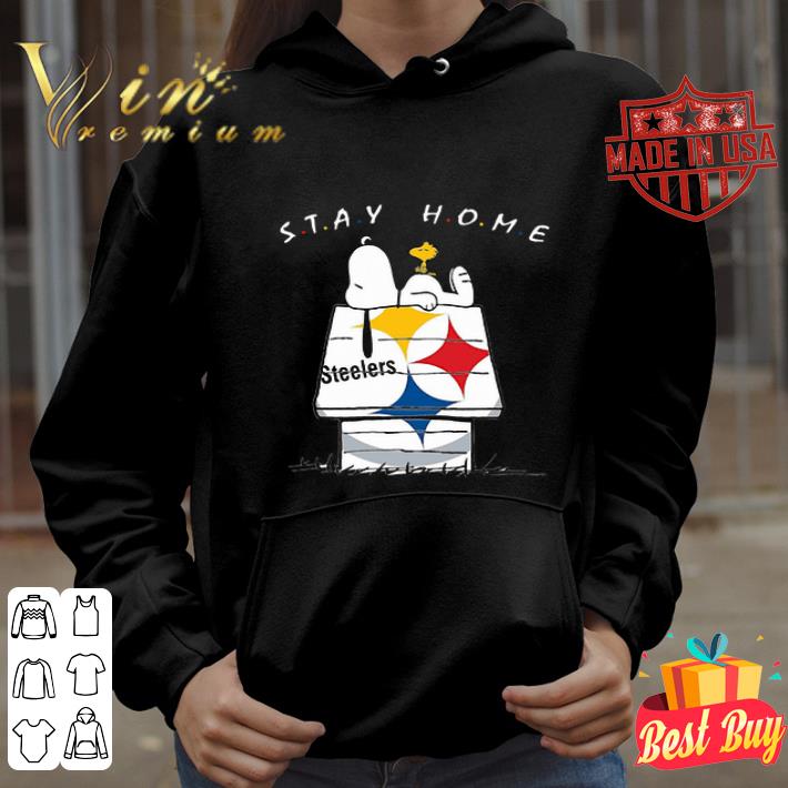 Snoopy stay home Pittsburgh Steelers Coronavirus shirt