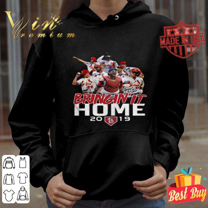 St Louis Cardinals Bringin It home 2019 signatures shirt 4 - St. Louis Cardinals Bringin' It home 2019 signatures shirt