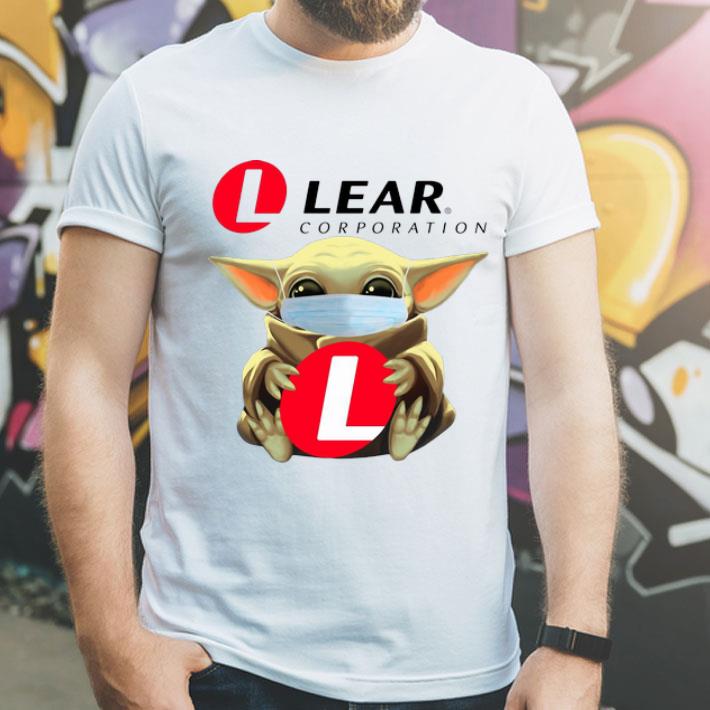 Star Wars Baby Yoda Face Mask Hug Lear Corporation Covid-19 shirt