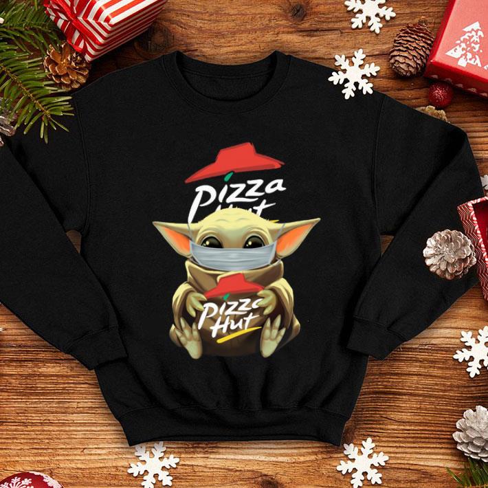 Star Wars Baby Yoda Mask Hug Pizza Hut Covid-19 shirt
